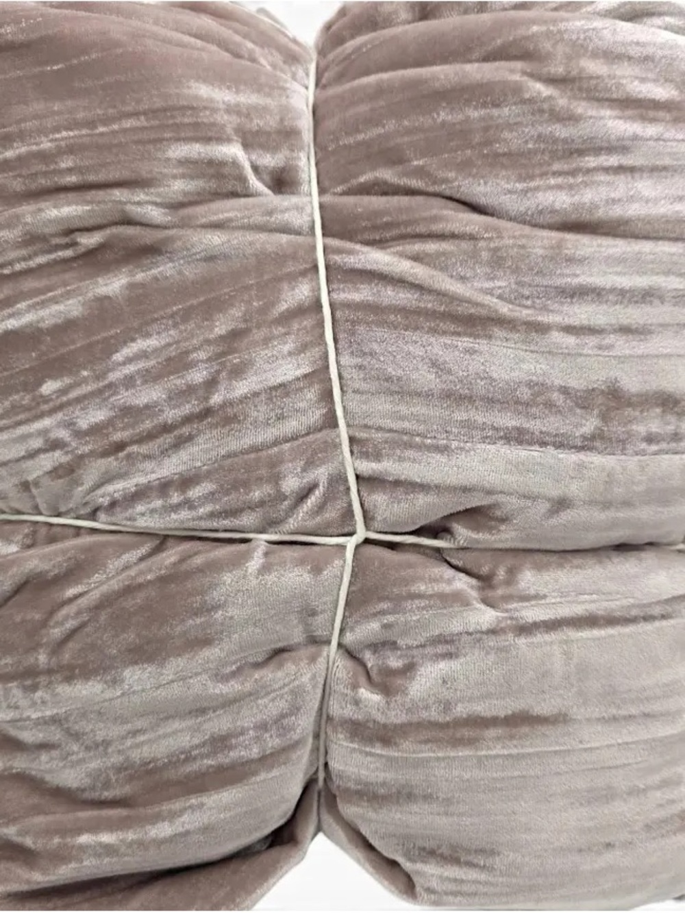 Discontinued West Elm Velvet Blush Comforter Set - Picture 2 of 2
